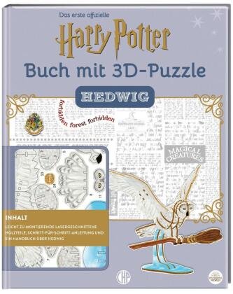 Harry Potter - Hedwig - Das offizielle Buch mit 3D-Puzzle Fan-Art Xenos