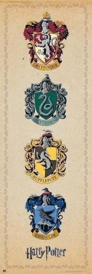 Harry Potter House Crests - plakat 53x158 cm Grupo Erik