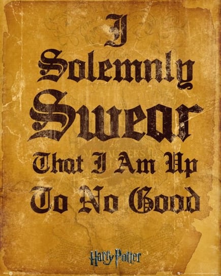 Harry Potter I Solomnly Swear - plakat 40x50 cm GBeye