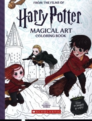 Harry Potter: Magical Art Coloring Book - Scholastic US | Książka w Empik