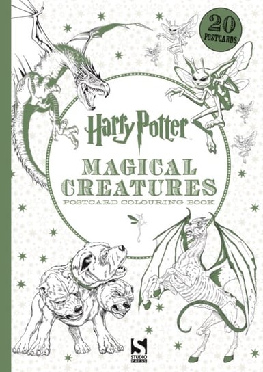 Harry Potter Magical Creatures Postcard Colouring Book. 20 postcards to colour Warner Bros