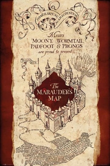 Harry Potter (Marauders map) - plakat 61x91,5 cm GBeye