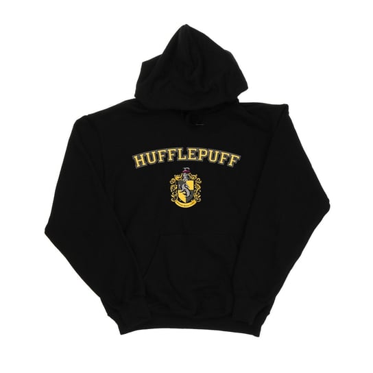 Harry Potter Męska Bluza Z Herbem Hufflepuffu (XXXXXS / Czarny) Harry Potter