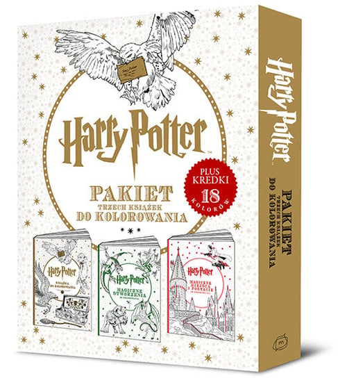 Harry Potter. Pakiet trzech książek do kolorowania Opracowanie zbiorowe