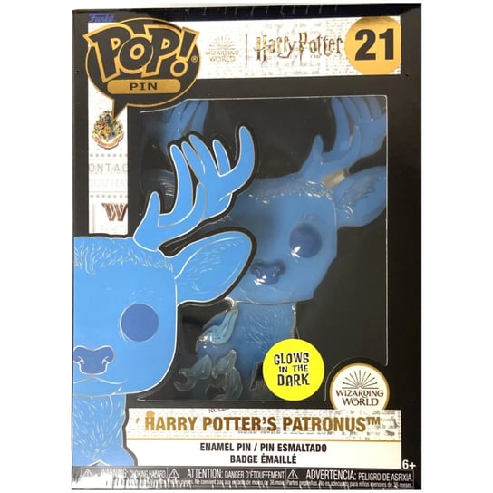 harry potter - pop large enamel pin n° 21 - patronus harry potter Funko