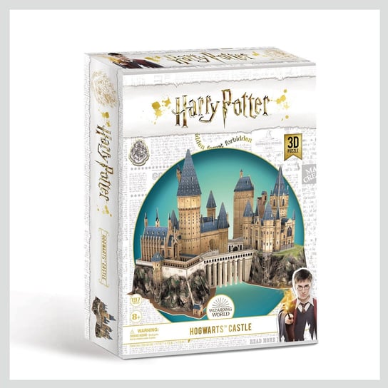 Harry Potter, puzzle 3D Zamek Hogwart Cubic Fun