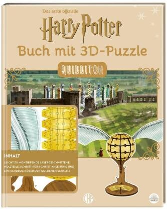 Harry Potter - Quidditch - Das offizielle Buch mit 3D-Puzzle Fan-Art Xenos