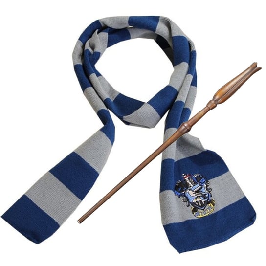 Harry Potter Ravenclaw Luna Lovegood Szal Szalik Różdżka Hopki