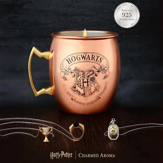 Harry Potter świeczka z biżuterią Naszyjnik Srebro 925 Horkruks Kubek Inna marka