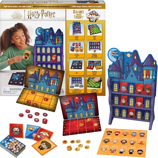 Harry Potter Zestaw 8 gier planszowych Spin Master