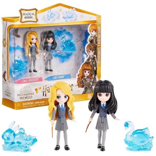 Harry Potter zestaw figurek Luna Lovegood i Cho Cahng z patronusami Wizarding World