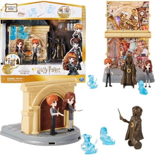 Harry Potter zestaw Pokój Życzeń figurki Hermiona i Ron Room of Requirements Wizarding World