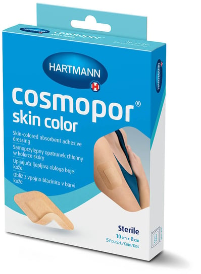Hartmann, Cosmopor Skin Color, Opatrunek 10 cm x 8 cm, 5 szt. Paul Hartmann