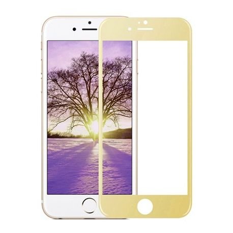 Hartowane szkło na cały ekran 3d, iPhone 5, 5s, złoty EtuiStudio