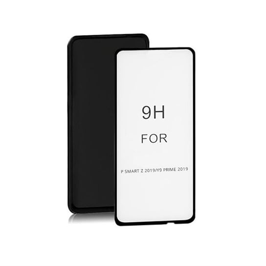 Hartowane szkło ochronne PREMIUM do Huawei Y9 Prime | 6D | Czarne | Pełne Qoltec