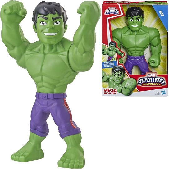HASBRO FIGURKA HULK MEGA MIGHTIES PLAYSKOOL HEROES E4149 SUPER HERO ADVENTURES