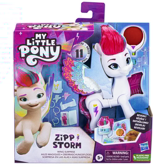 Hasbro, figurka My Little Pony, Kucyk z magicznymi skrzydłami, Zipp Storm, F64465l0 My Little Pony