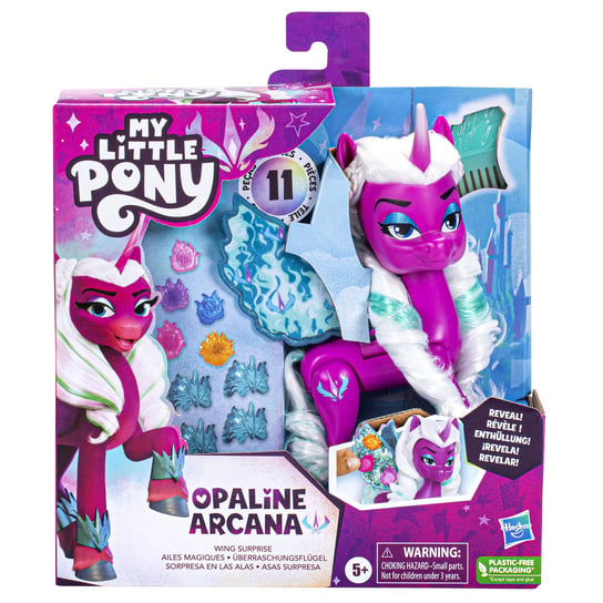 Hasbro, figurka My Little Pony, Kucyk z magicznymi skrzydłamiI - Opaline, F64475L0 My Little Pony