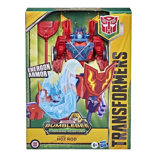 Hasbro, figurka TRANSFORMERS CYBERVERSE ACTION ATTACKERS ULTIMATE - S4 HOT ROD Transformers