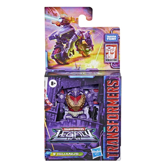 Hasbro, figurka TRANSFORMERS GENERATIONS LEGACY EV CORE FIGURKA - IGUANUS Transformers