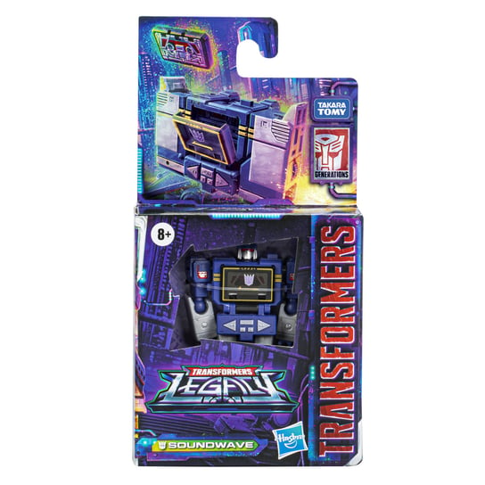 Hasbro, figurka TRANSFORMERS GENERATIONS LEGACY EV CORE FIGURKA - SOUNDWAVE PR Transformers