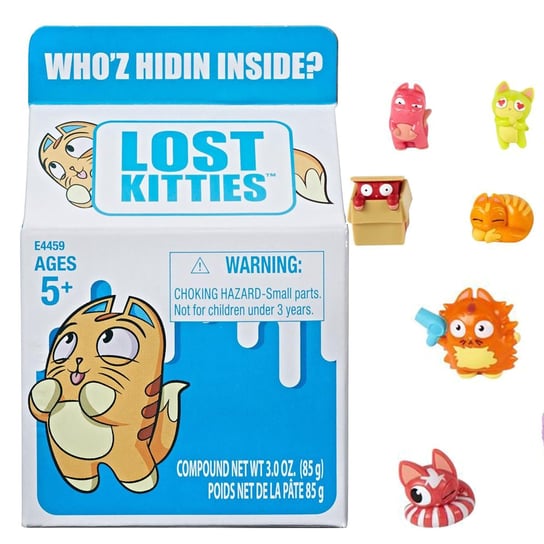 Hasbro, figurki zagubione Kotki Lost Kitties Mleko, zestaw Hasbro