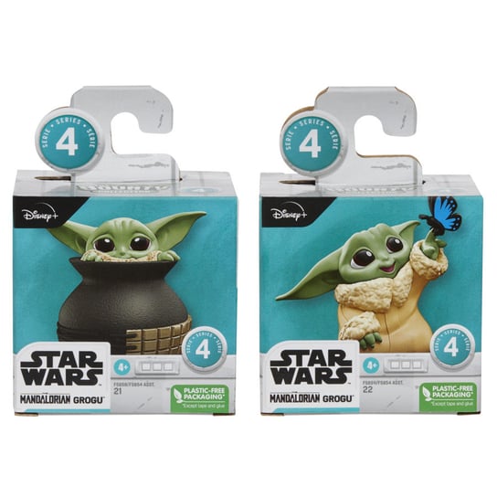 Hasbro, Figurks kolekcjonerska, Star Wars The Mandalorian Baby Grogu™, 2-pak NO. 6, F5187 Star Wars gwiezdne wojny
