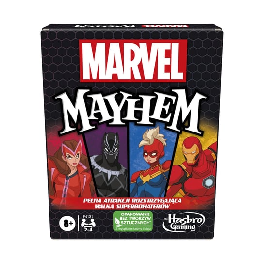 Hasbro Gaming, gra karciana Marvel Mayhem, F4131 Hasbro