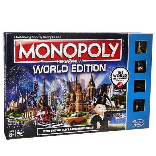 Hasbro, gra Monopoly Tu i Teraz Monopoly