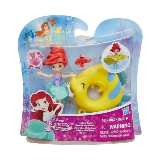 Hasbro, Księżniczki Disneya, Pływająca mini laleczka Arielka, B8966/B8939 Hasbro