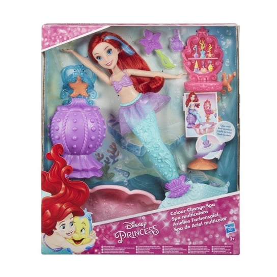 Hasbro, Księżniczki, figurka Syrenka Ariel w Spa Hasbro