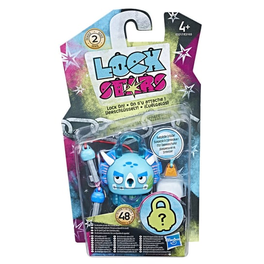 Hasbro Lock Stars, figurka Blue Dinosaur, E3103/E3217 Lock Stars