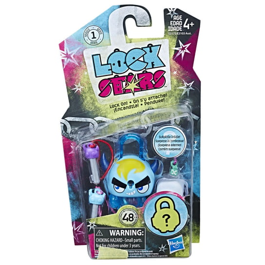 Hasbro Lock Stars, figurka Blue Horned Monster, E3103/E3172 Lock Stars