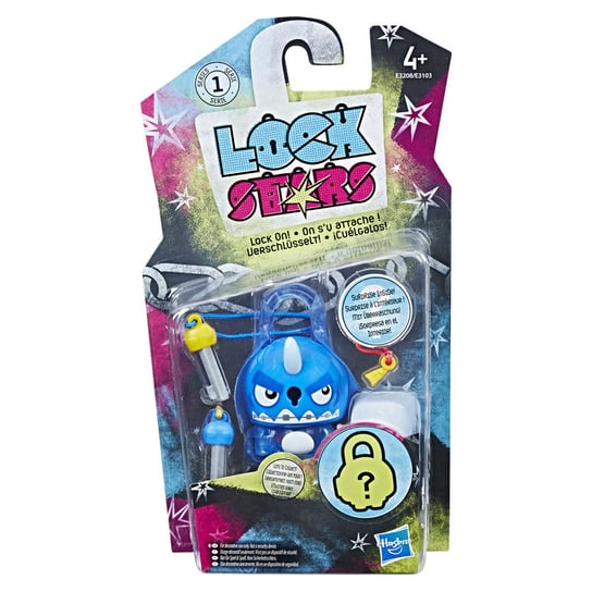 Hasbro Lock Stars, figurka Blue Shark, E3103/E3208 Lock Stars