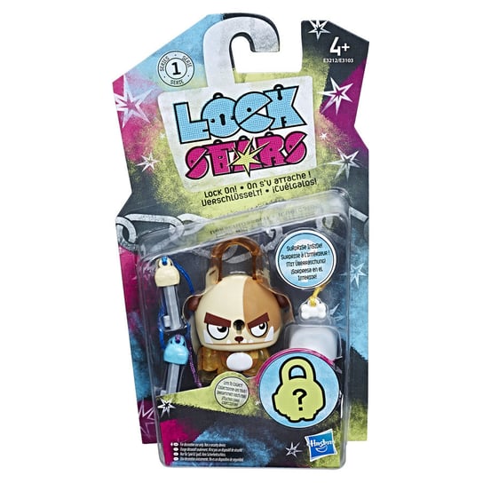 Hasbro Lock Stars, figurka Brown Dog, E3103/E3212 Lock Stars