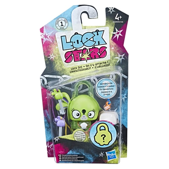Hasbro Lock Stars, figurka Green Bunny, E3103/E3209 Lock Stars