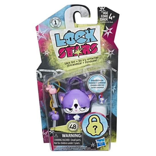 Hasbro Lock Stars, figurka Purple Cat, E3103/E3169 Lock Stars