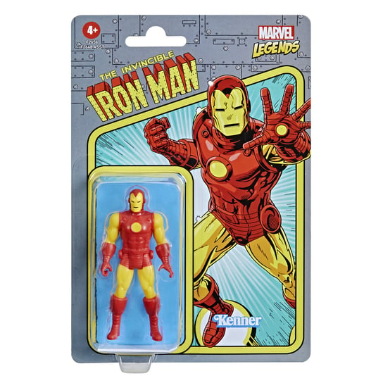 Hasbro, Marvel, Figurka Iron Man Legends Retro 3.75 Hasbro