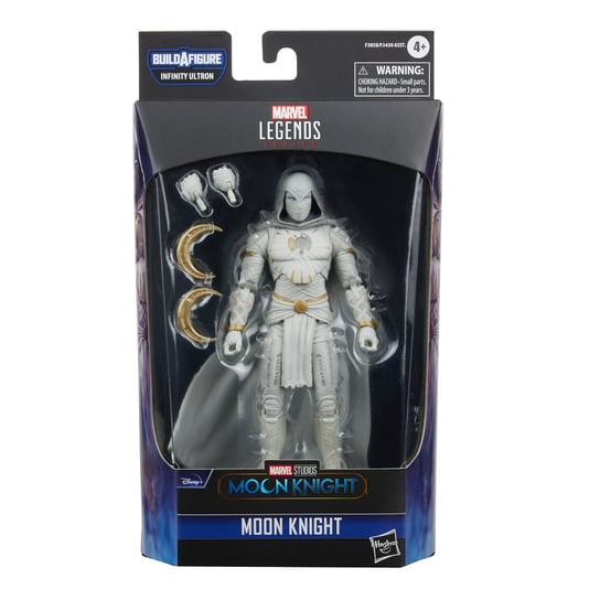 Hasbro, Marvel, figurka kolekcjonerska Avengers Legends, Moon Knight - Mr. Knight, BAF Infinity Ultron, 15 cm Avengers