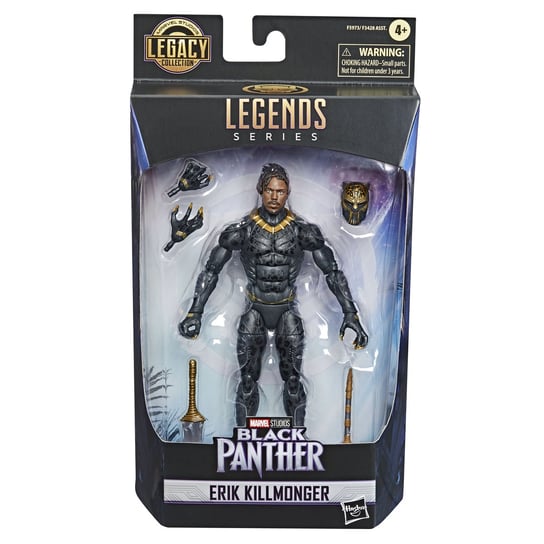 Hasbro, Marvel, figurka kolekcjonerska Black Panther Legends, Eric Killmonger, 15 cm, F5973 Hasbro