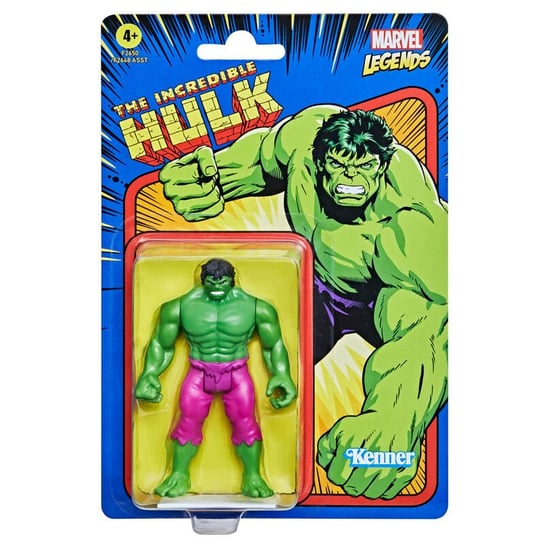 Hasbro, Marvel Legends Classic Retro Collection, Hulk, 10 cm, F2650 Hasbro