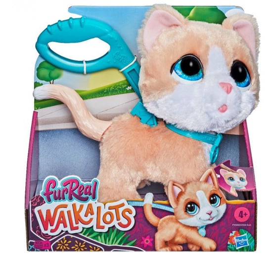 Hasbro, maskotka interaktywna Fur Real Kot na smyczy Hasbro