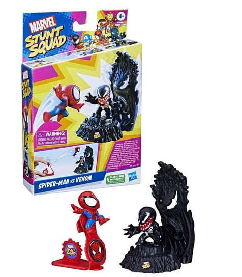 Hasbro, minifigurki Marvel Stunt Squad, Spider-man vs Venom F7068 Hasbro