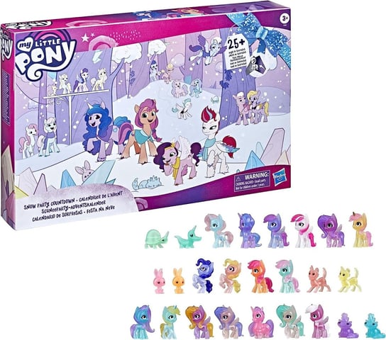 Hasbro My Little Pony Snow Party 24 Niespodzianki F2447 Hasbro