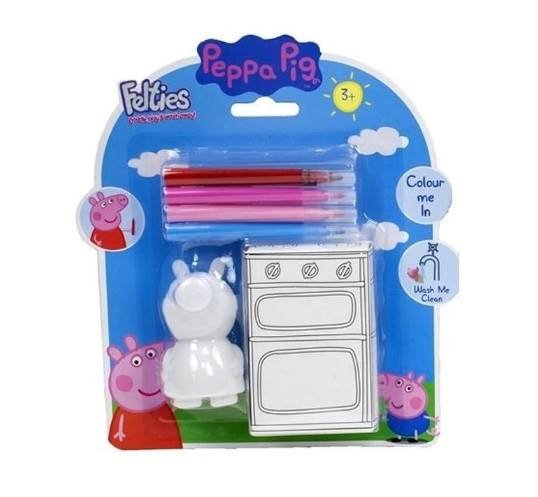 Hasbro Peppa Pig Felties Figura Do Malowania Peppa Inna marka