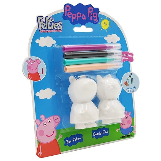 Hasbro Peppa Pig Felties Figurki Do Malowania Zoe 2Pak Inna marka