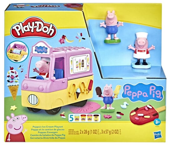 Hasbro Play-Doh Świnka Peppa Samochód Z Lodami Hasbro