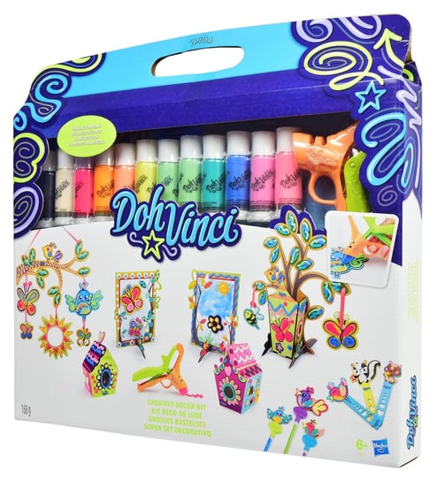 Hasbro, Play Doh Zestaw dekoracyjny Doh Vinci Creative Decor Kit Hasbro