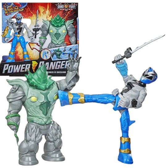 Hasbro Power Rangers Figurki Blue Ranger Vs Shockhorn F1603 Hasbro