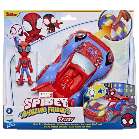 Hasbro, Spider-Man Spidey I Super-Kumple Web Crawler Pojazd Ze Światłami Hasbro